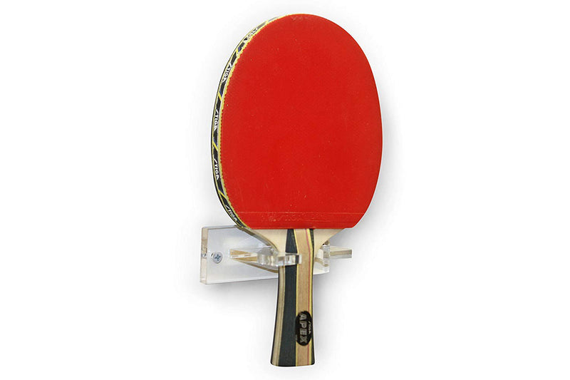 Clear Vertical Pickleball Ping Pong Paddle Wall Mount Bracket