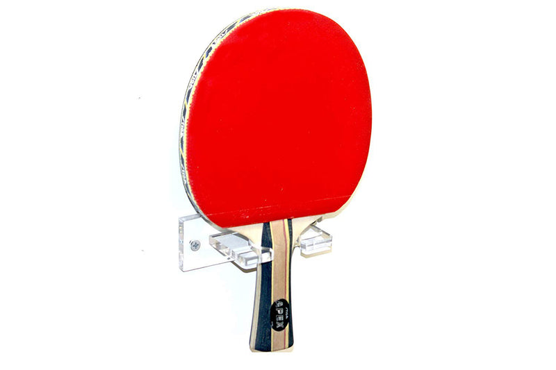 Clear Vertical Pickleball Ping Pong Paddle Wall Mounts Bracket
