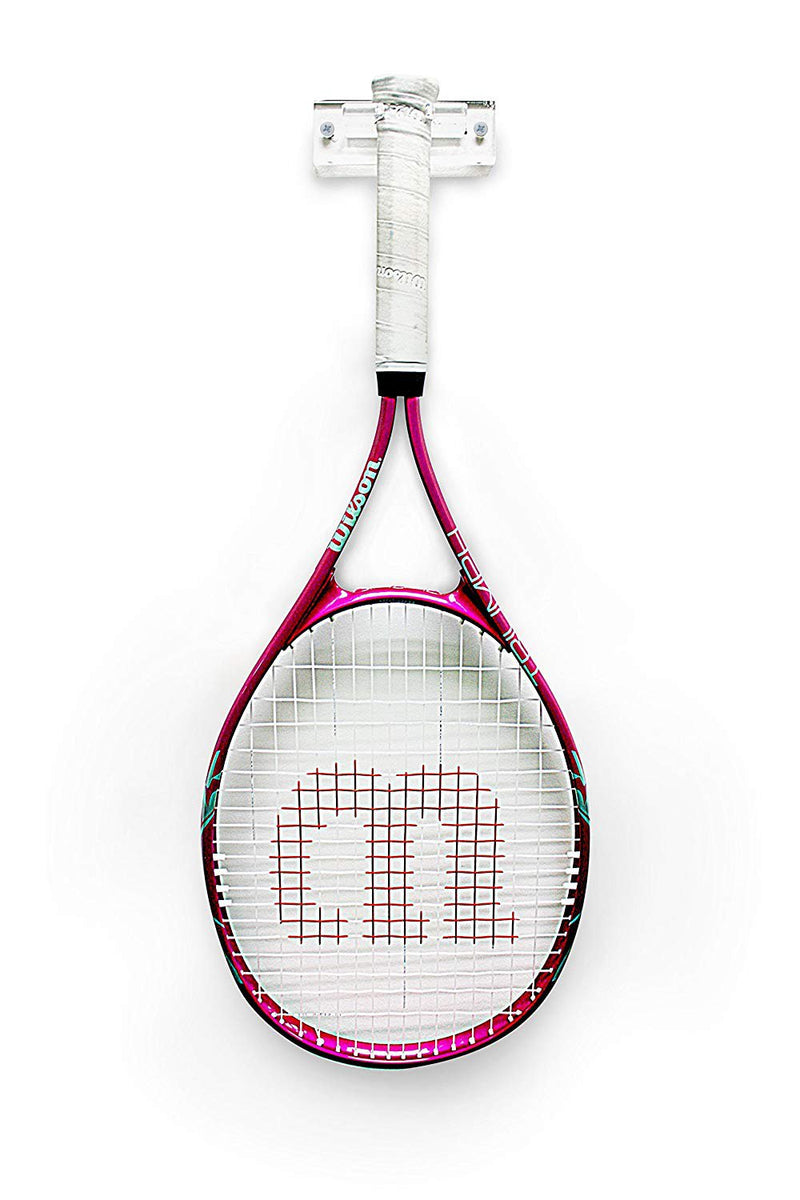 Acrylic Standard Size Tennis Racquet Wall Mount