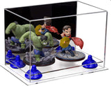 Versatile Acrylic Display Case 9.5 x 6 x 6.5 - Mirror No Wall Mounts (V43/A005)