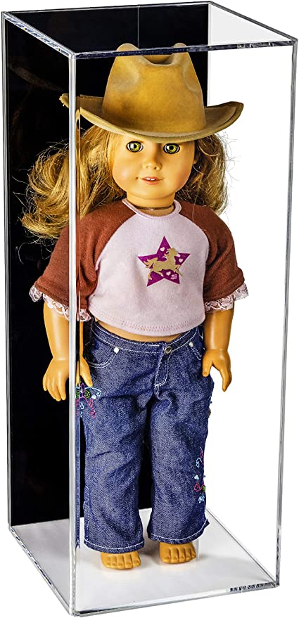 Black Back Doll Display Case