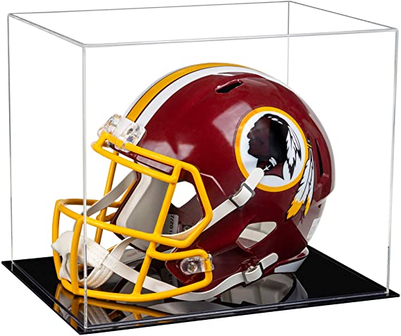 NFL Helmet Display Case- Black-Base-No-Risers-