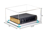 Acrylic Book Display Case with Risers 15.25 X 12 X 8 - Clear (A026/V12)