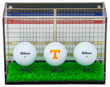 Acrylic Golf Ball Display Case with Turf Base