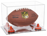 Mini/Miniature (not Full Size) Football Display Case - Clear (B43/A005)