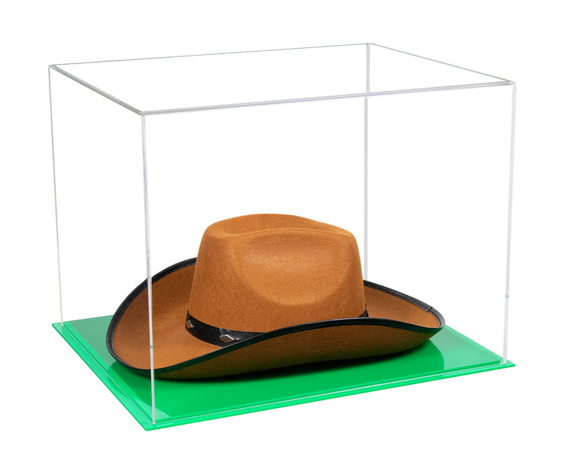 Acrylic Cowboy Hat Display Case - Clear 16" x 13" x 12" (A024-B/V61B)