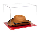 Acrylic Cowboy Hat Display Case - Clear 16" x 13" x 12" (A024-B/V61B)
