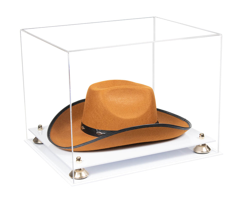 Acrylic Cowboy Hat Display Case - Clear 16" x 13" x 12" (V61B/A024-B)