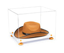 Acrylic Cowboy Hat Display Case - Clear 16" x 13" x 12" (A024-B/V61B)