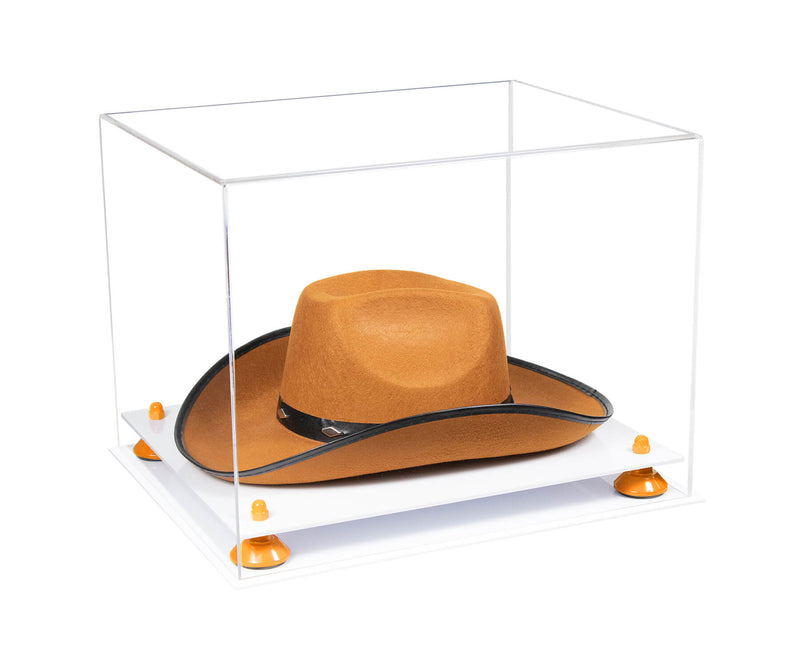 Acrylic Cowboy Hat Display Case - Clear 16" x 13" x 12" (V61B/A024-B)