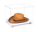 Acrylic Cowboy Hat Display Case - Clear 16" x 13" x 12" (A024-B/V61B)