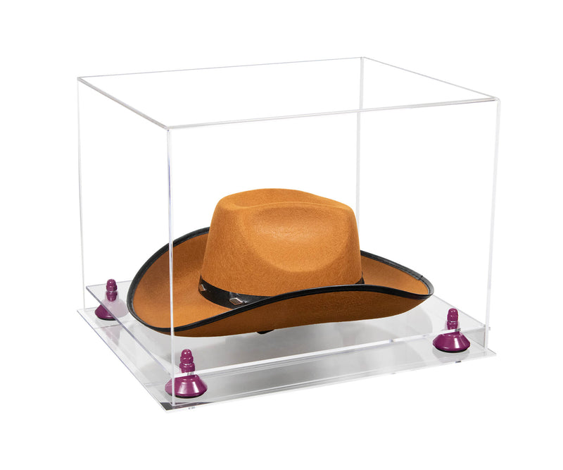 Acrylic Cowboy Hat Display Case - Clear 16" x 13" x 12" (V61B/A024-B)