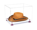 Acrylic Cowboy Hat Display Case - Clear 16" x 13" x 12" (A024-B/V61B)