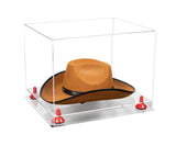 Acrylic Cowboy Hat Display Case - Clear 16" x 13" x 12" (V61B/A024-B)