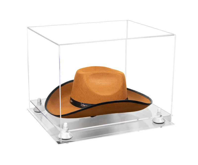 Acrylic Cowboy Hat Display Case - Clear 16" x 13" x 12" (A024-B/V61B)