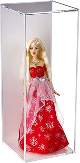 White Back Vertical Doll Display Case