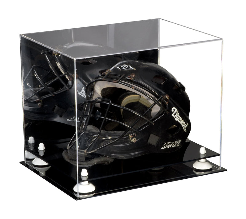 Catchers Helmet Display Case with Mirror
