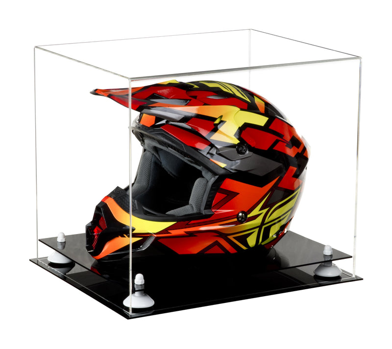 Motorcycle Nascar or Motocross Racing Helmet Display Case - Clear (A024/V61)