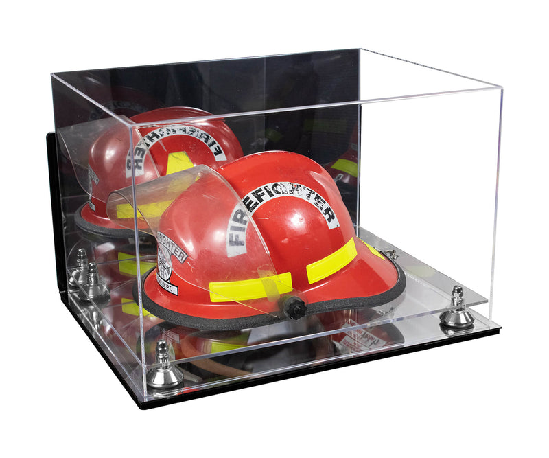 Acrylic Fireman's Helmet Display Case – Mirror Wall Mount (A014/V60)