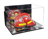 Acrylic Fireman's Helmet Display Case – Mirror Wall Mount (A014/V60)