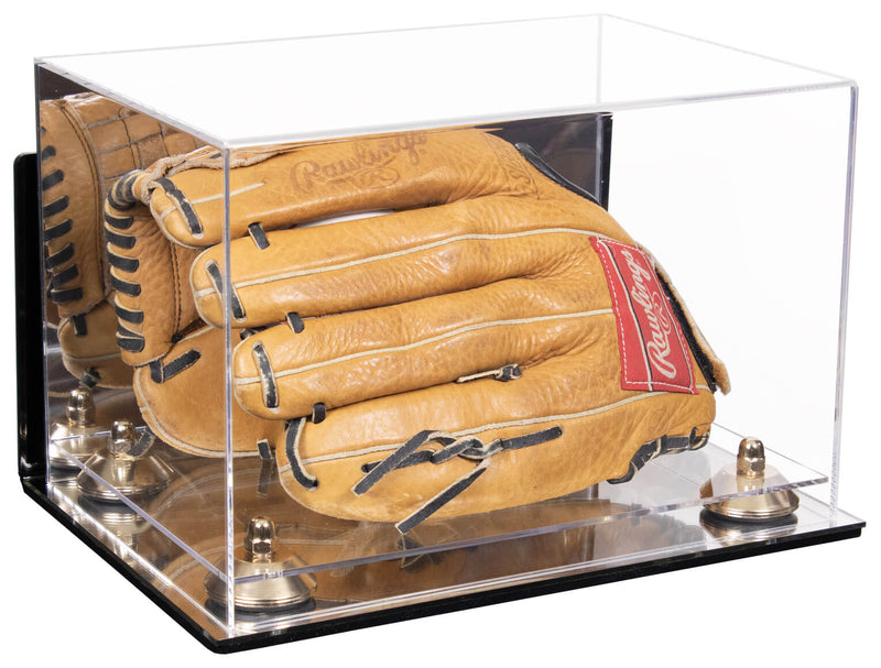 Acrylic Baseball Glove Display Case - Mirror Wall mount (V41/A004)