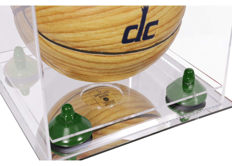 Acrylic Mini - Miniature (not Full Size) Basketball Display Case Mirror no Wall Mounts (A015/B03)