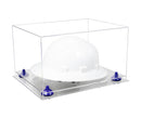 Clear Acrylic Large Helmet - Large Safety Helmet Display Case - Clear (A082/V13)