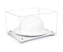 Clear Acrylic Large Helmet - Large Safety Helmet Display Case - Clear (A082/V13)