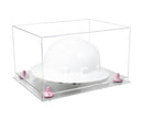 Clear Acrylic Large Helmet - Large Safety Helmet Display Case - Clear (A082/V13)
