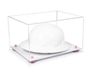 Clear Acrylic Large Helmet - Large Safety Helmet Display Case - Clear (A082/V13)