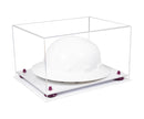 Clear Acrylic Large Helmet - Large Safety Helmet Display Case - Clear (A082/V13)