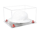 Clear Acrylic Large Helmet - Large Safety Helmet Display Case - Clear (A082/V13)