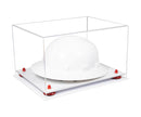 Clear Acrylic Large Helmet - Large Safety Helmet Display Case - Clear (A082/V13)