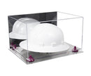 Acrylic Large Helmet - Large Safety Helmet Display Case - Mirror (A082/V13)