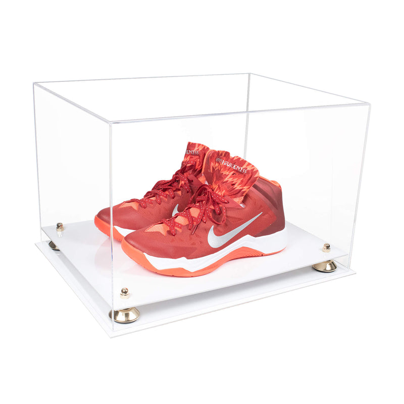 Better Display Cases Acrylic Extra Large Shoe Display Case for Basketball Shoe, Hightop, Soccer & Football Cleats With Clear -18 x 14 x 12 (A014/V60)