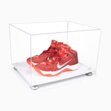 Better Display Cases Acrylic Extra Large Shoe Display Case for Basketball Shoe, Hightop, Soccer & Football Cleats With Clear -18 x 14 x 12 (A014/V60)