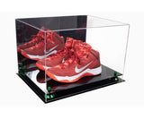 Acrylic Extra Large Shoe Display Case for Basketball Shoe, Hightop, Soccer & Football Cleats with Mirror -18 x 14 x 12 (A014/V60)