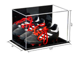 Acrylic Kids Shoes Display Case - Small Rectangle Box 9.5" x 6" x 6.5" (A005/V43)