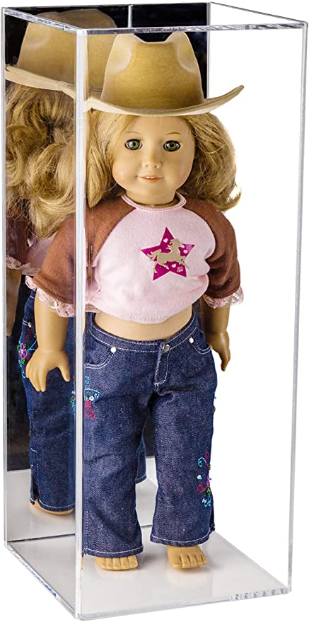 Mirror Back Doll Display Case