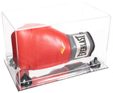 Acrylic Full Size Boxing Glove Display Case Horizontal - Clear (A011/V16)