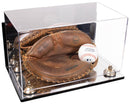Acrylic Baseball Catchers Glove Display Case - Mirror Wall Mounts (A011/V16)