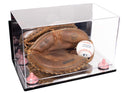 Acrylic Baseball Catchers Glove Display Case - Mirror Wall Mounts (A011/V16)