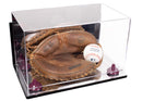 Acrylic Baseball Catchers Glove Display Case - Mirror Wall Mounts (A011/V16)