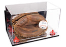 Acrylic Baseball Catchers Glove Display Case - Mirror Wall Mounts (A011/V16)