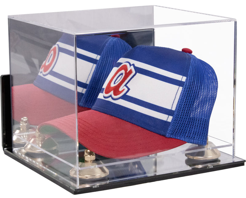 Acrylic Baseball Cap Display Case - Mirror Wall Mounts (V21/A006)