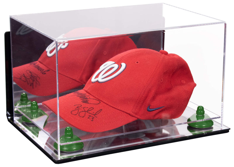 Snapback Hat or Baseball Cap Display Case -Mirror Wall Mount (A018/V40)