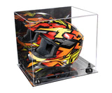 Motorcycle Nascar or Motocross Racing Helmet Display Case - Mirror (A024/V61)