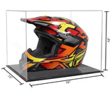 Acrylic Motorcycle Helmet Display Case Helmet Display Case - Clear (A024-B/V61B)