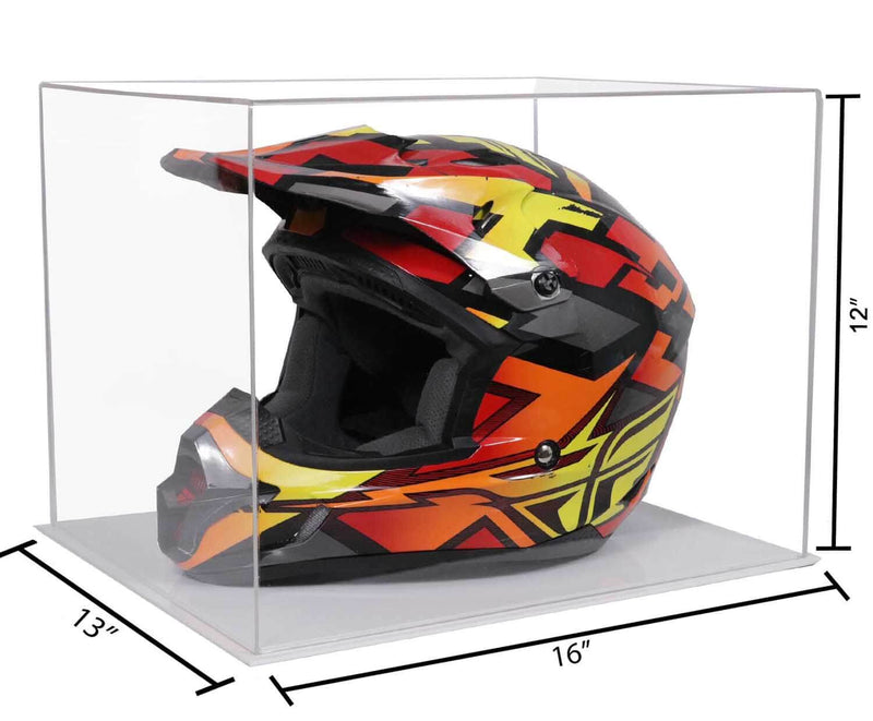 Acrylic Motorcycle Helmet Display Case Helmet Display Case - Clear (A024-B/V61B)