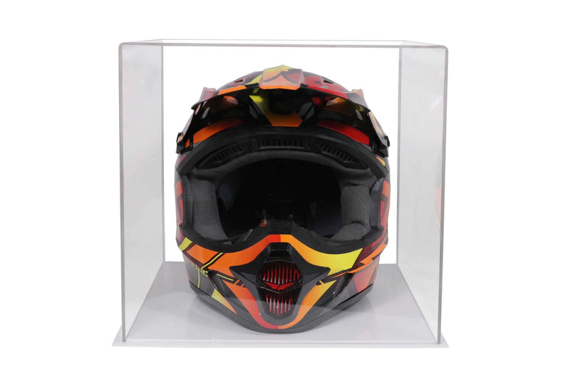 Acrylic Motorcycle Helmet Display Case Helmet Display Case - Clear (A024-B/V61B)